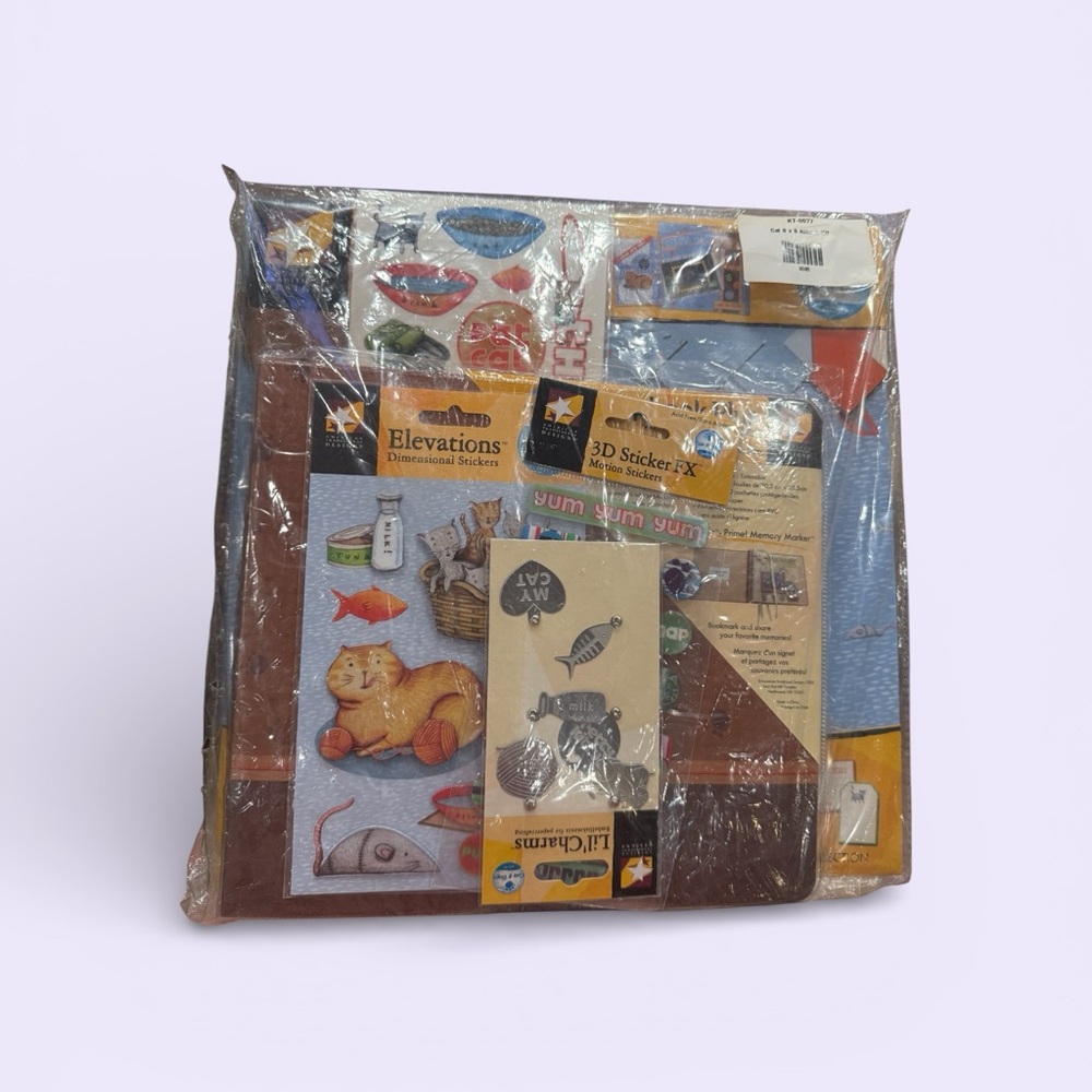 American Traditional Designs Cat Themed 3D Sticker/Scrapbook Pack